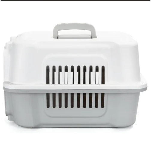 Transportín (Blanco, Gris) 48x31x30cm