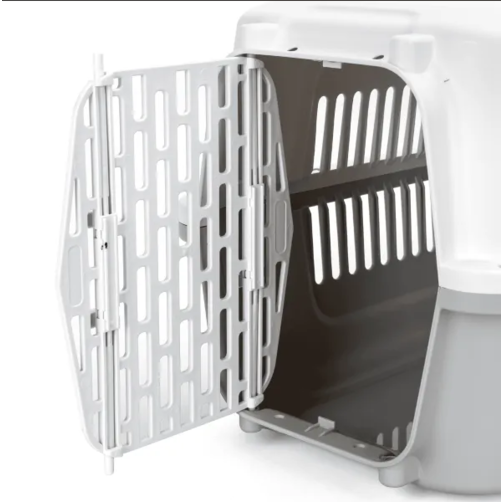 Transportín (Blanco, Gris) 48x31x30cm