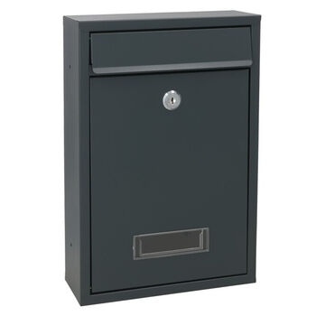 Buzón metálico 32 x 21,5 x 8,5 cm 2 colores