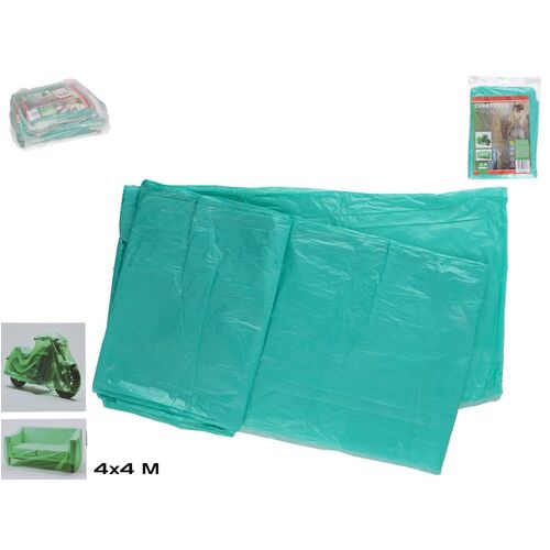Lona protectora verde 4x4 metros