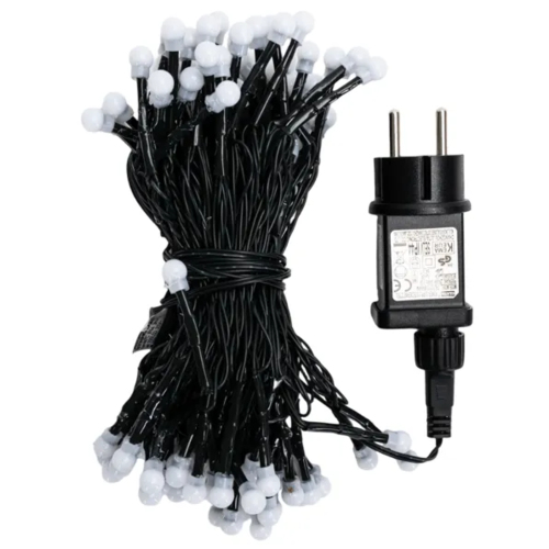 Guirnalda de luces petardos de bajo voltaje. Blanco cálido, 10m