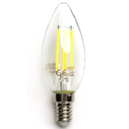 Bombilla de filamento  LED (transparente) C35 E14 4W