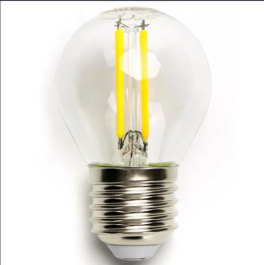 Bombilla de filamento  LED (transparente) C45 E27 4W