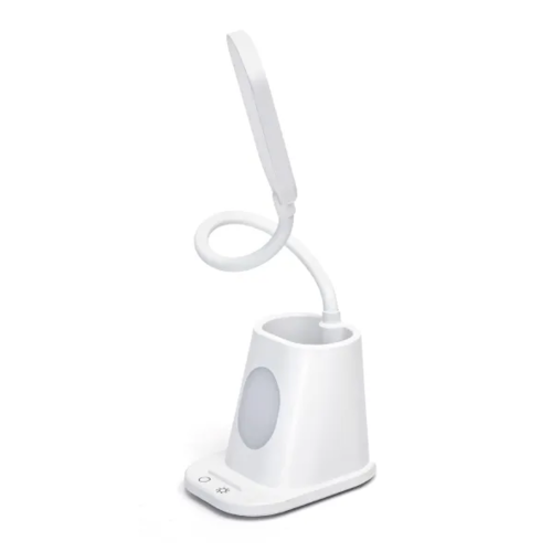 Lámpara de escritorio multifunción CCT y recargable