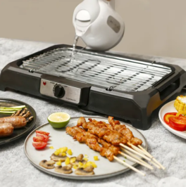 Parrilla de mesa eléctrica de gran tamaño de 2000W