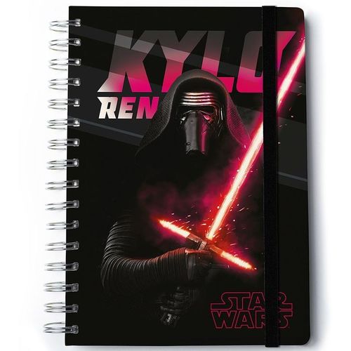 Star Wars VII Cuaderno Tapa Forrada A5