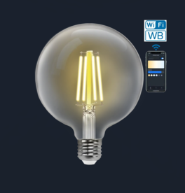 Bombilla WiFi de filamento inteligente WB G125 E27 (transparente)