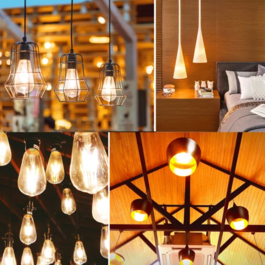 Bombilla de filamento LED (transparente) ST64 E27 14W