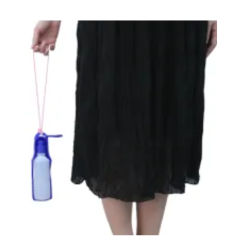 Botella de agua grande de viaje para mascotas (750ml, L, Azul)
