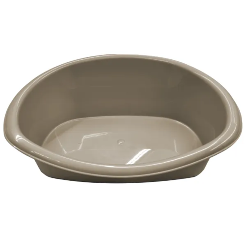 Cama de plástico para mascotas (largo 46x ancho 35 x alto 18cm) Azul, Marrón, Verde