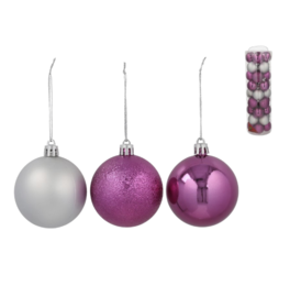 Set 36 bolas surtidas modelo Dylan 6cm