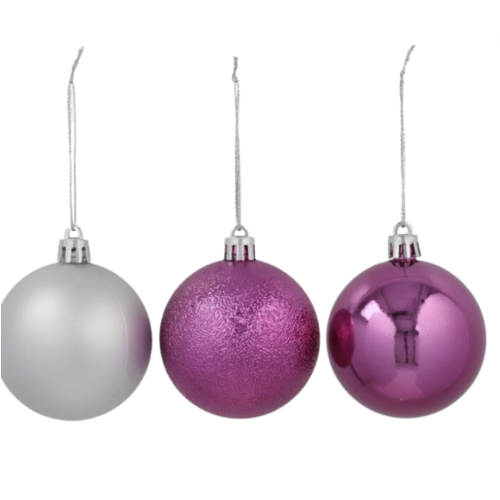 Set 36 bolas surtidas modelo Dylan 6cm