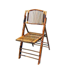 Silla plegable bambú sin cojín 47 x 86 x 45 cm