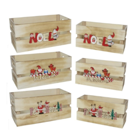 Caja madera X2 XMAS (diseño a elegir)