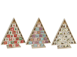 Árbol madera decorativo 27 x 31 x 7 cm disponible en 3 modelos