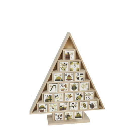 Árbol madera decorativo 27 x 31 x 7 cm disponible en 3 modelos