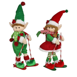 Elfo Flandes esquiador 56 cm 2 modelos aleatorios