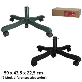 Base para Árbol de Navidad con Ruedas 59x43,5x22,5 cm (2 surtidos)