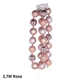 Guirnalda Amelie de Bolas 2,7 m Rosa