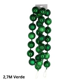 Guirnalda Amelie de Bolas 2,7 m Verde