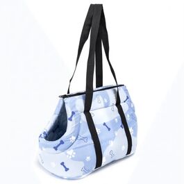Bolso estampado para mascotas Azul L42*W25*H28cm