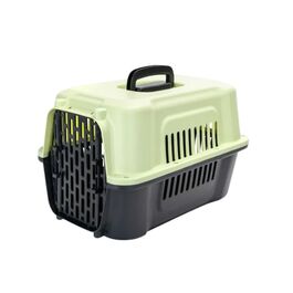 Transportín de avión con bloques de color Verde claro y Negro 48*31*30cm