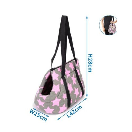 Bolso estampado para mascotas 34x21x22cm