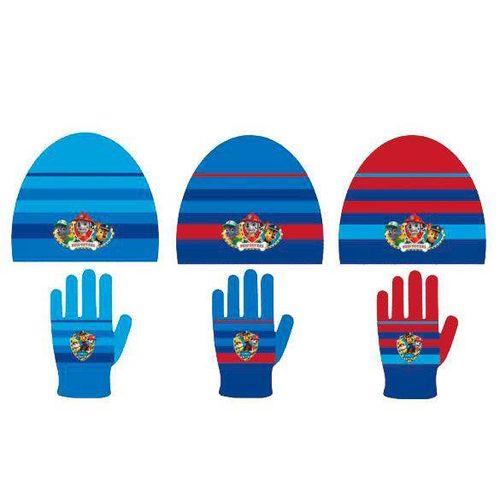 Gorro y guantes La Patrulla Canina AZUL CLARO