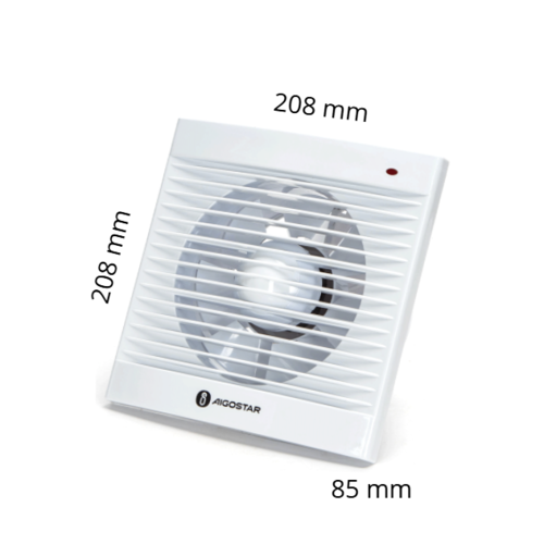 Ventilador 18W 6 pulgadas Blanco 208 × 208 × 85 mm