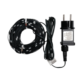 Guirnalda de luces de bajo voltaje (PVC y cobre), RGBY, 30m ,IP44, Interior&Exterior