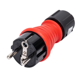 Enchufe impermeable de estilo alemán y francés de 16 A redondo L41.5*W41.5*H106.5mm