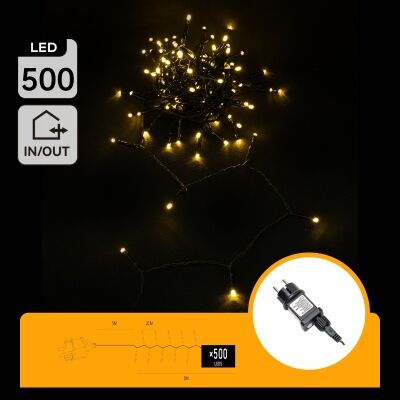 Cadena de luces LED de bajo voltaje 10m (500LED)