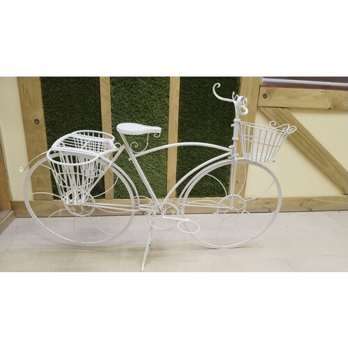 Soporte para plantas en forma de bicicleta Estilo vintage Metal