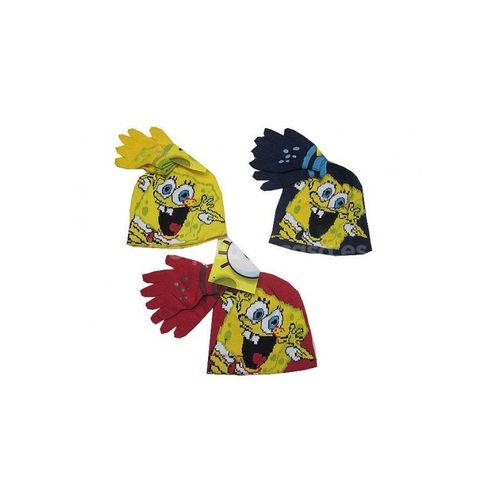 Gorro y guantes Bob Esponja