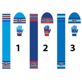 Conjunto gorro +guantes + bufanda patrulla canina