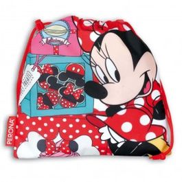 Saco cuerdas Minnie Mouse Disney 26 x 25,5 cm