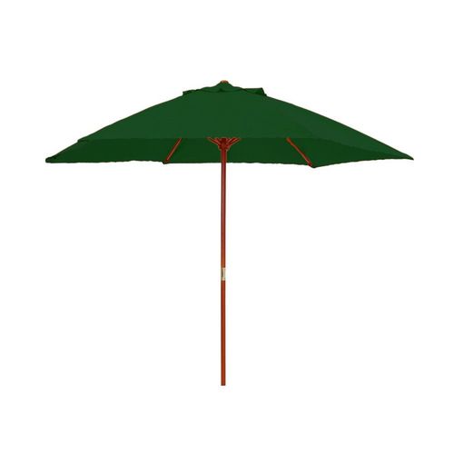 Parasol madera verde 200 cm