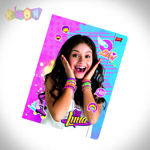 Carpeta Plstica con goma SOY LUNA