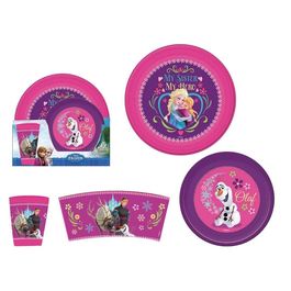 Set desayuno plástico Frozen