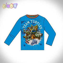 Camiseta TORTUGAS NINJA azul manga larga