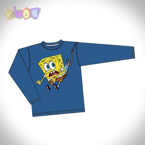 Camiseta azul Bob Esponja Talla