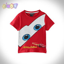Camiseta CARS manga corta color rojo