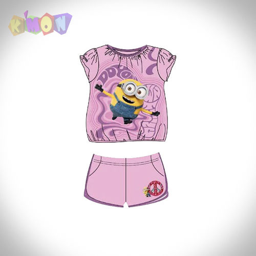 Conjunto Camiseta y Shorts chica Minions ACABADO 1 3 aos