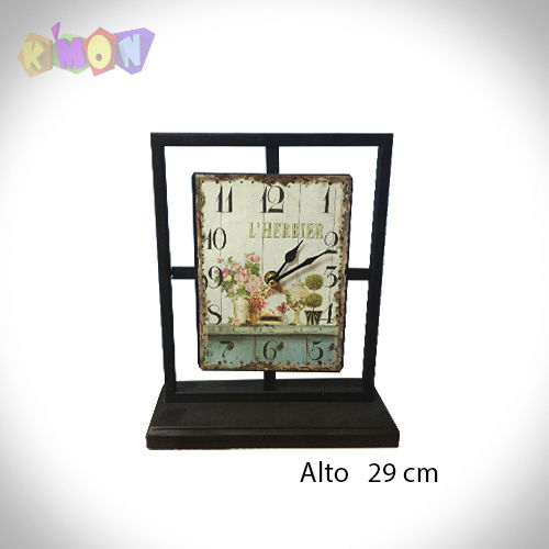 Reloj Vintage metalico 29 cm