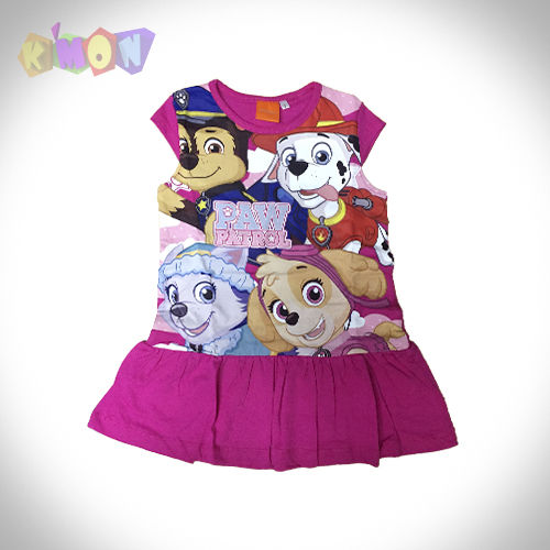 Vestido Patrulla Canina Paw Patrol Team pink ACABADO 1 4 años