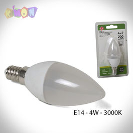 Bombilla Led E14  vela opaca