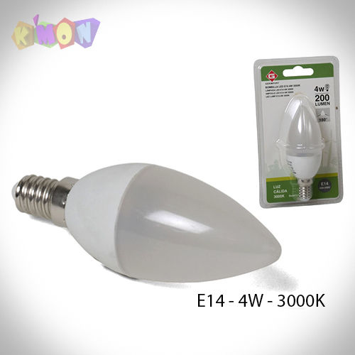 Bombilla Led E14  vela opaca