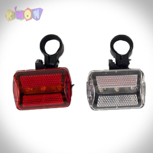 Set luces bicicleta 3 led  plstico