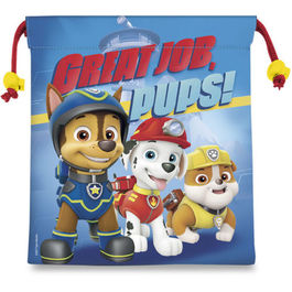 Saco cuerdas La Patrulla Canina 22 cm