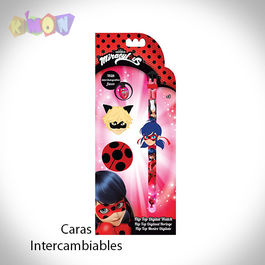 Reloj digital Prodigiosa Ladybug con caras intercambiables